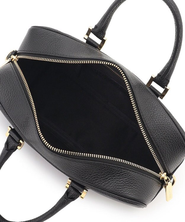 23区 【先行予約】VIOLAd'ORO シュリンクレザー 2WAY スクエア ボストンバッグ ブラック系