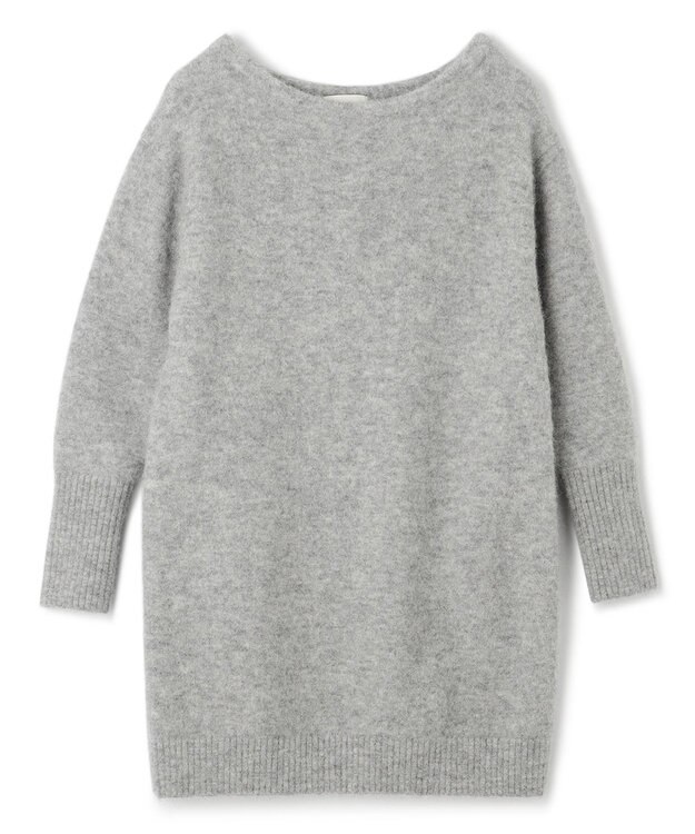 uncrave 【手洗い可】アルパカニット ワンピース（uncrave WHITE） ライトグレー