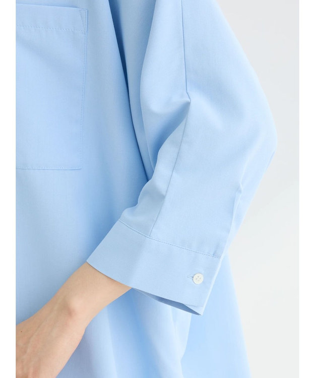 Green Parks いろいろ機能　ドルマンシャツ Sax