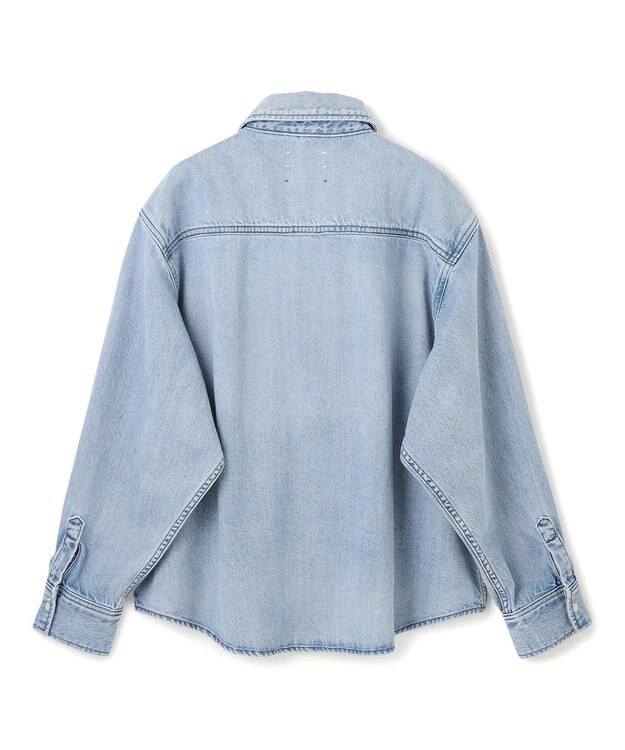 uncrave 【upper hights × uncrave】THE SENSE uncrave デニムシャツ フェザースカイブルー