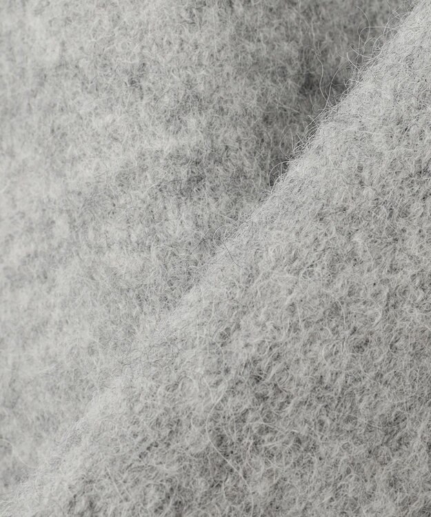 uncrave 【手洗い可】アルパカニット ワンピース（uncrave WHITE） ライトグレー