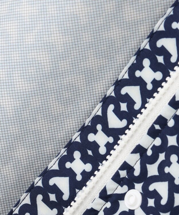 23区GOLF 【WOMEN】モノグラム ポケッタブルレインワンピース ネイビー系5