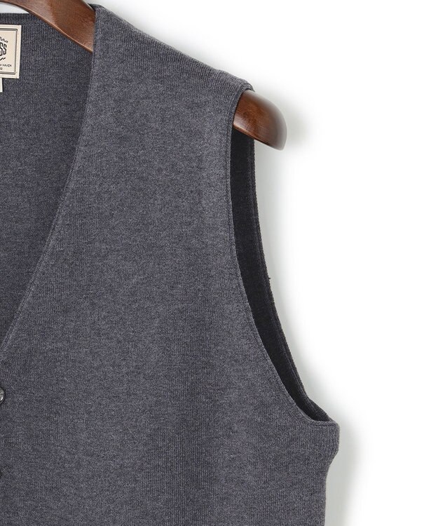 J.PRESS MEN 【一部店舗限定】ニットベスト グレー系