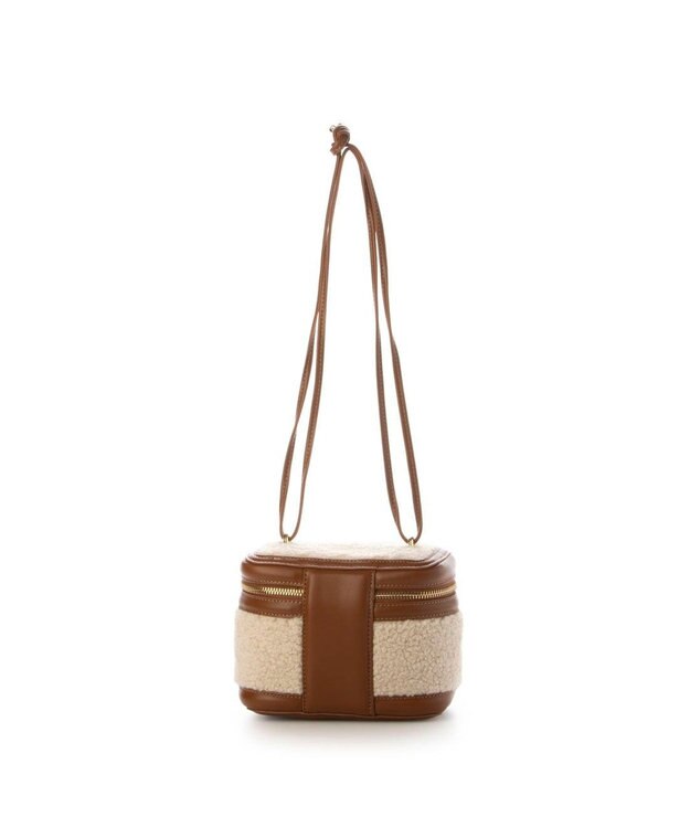 UNBILLION カカトゥ kakatoo / ボアバニティボックスショルダー ブラウン