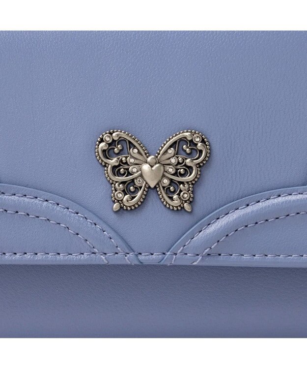 ANNA SUI ナーシャ 口金長財布 ライトブルー
