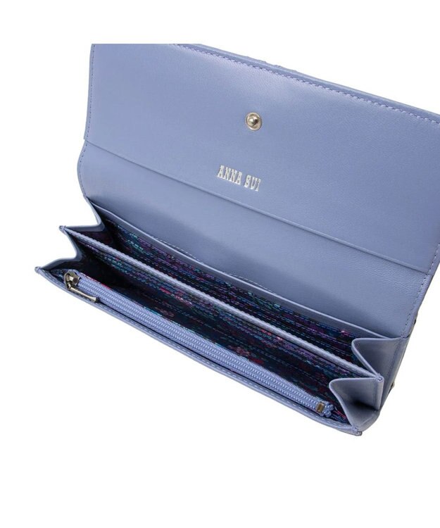 ANNA SUI ナーシャ 口金長財布 ライトブルー
