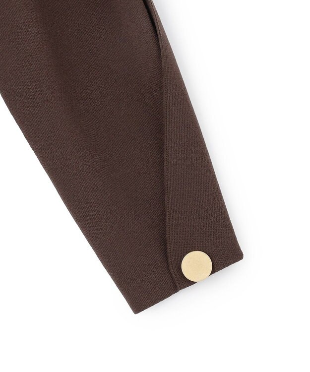 BEIGE， LAURA / ボトルネックニットプルオーバー Brown