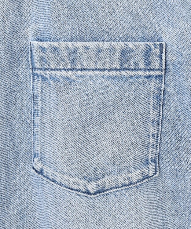 uncrave 【upper hights × uncrave】THE SENSE uncrave デニムシャツ フェザースカイブルー