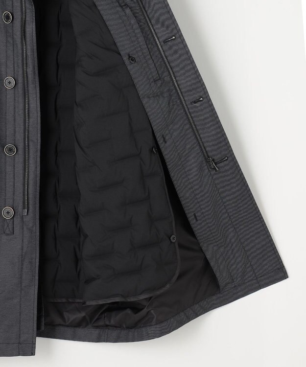 JOSEPH ABBOUD 【2WAY/撥水/ダウンライナー】インターレースカルゼ コート グレー系