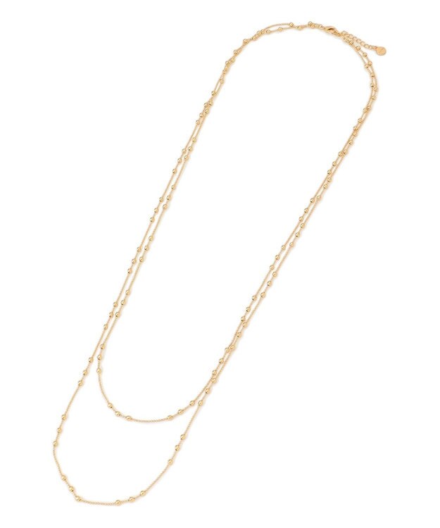 23区 2連 ドットチェーン ネックレス ゴールド系