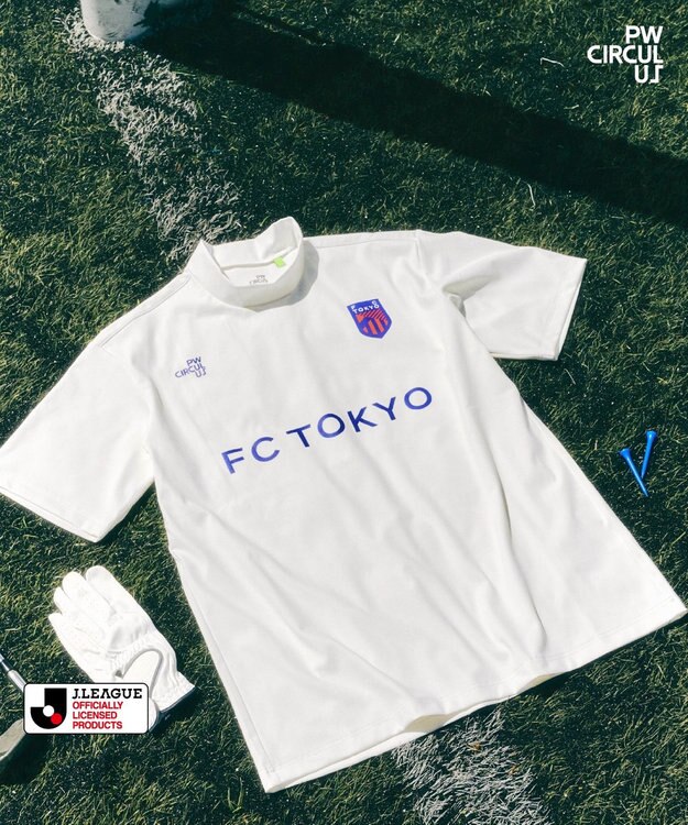 PW CIRCULUS 【UNISEX】J.LEAGUE モックネック J1所属の20クラブコラボ ゴルフ FC東京