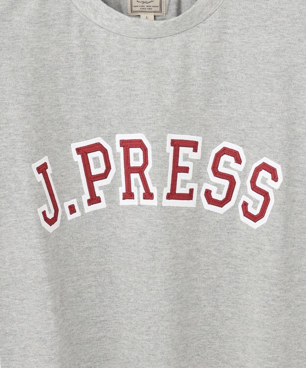 J.PRESS MEN アーチロゴ Tシャツ ライトグレー系