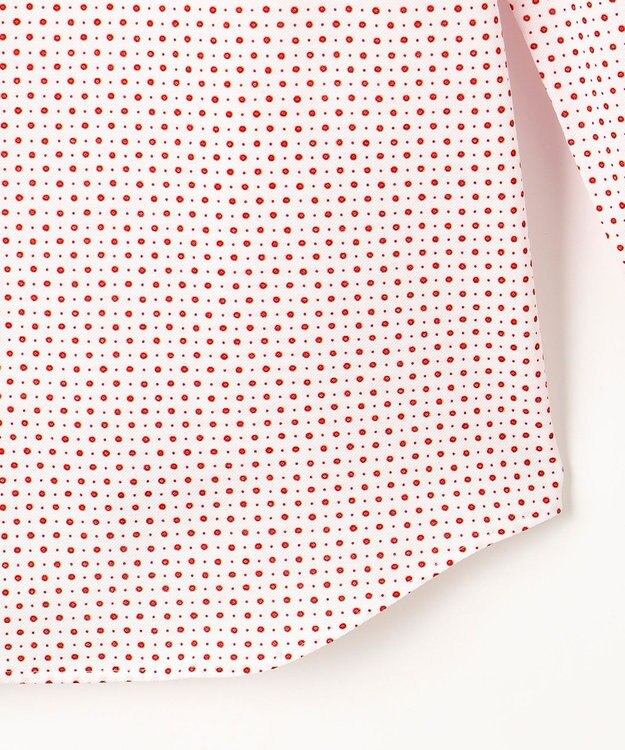 JOSEPH ABBOUD 【快適な着心地・イージーケア】コンパクトジャージープリント シ ャツ ワイン系5