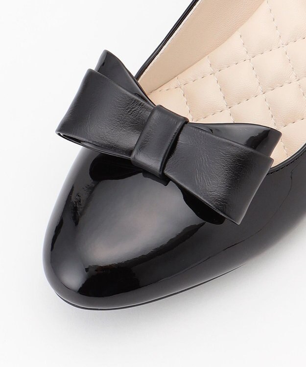 TOCCA 【リボン取り外し可】DOUBLE RIBBON 2WAYPUMPS パンプス ブラック系