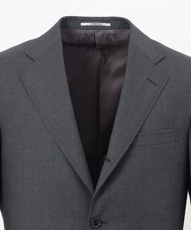 J.PRESS MEN 【定番】ぺピンメリノ トロピカル スーツ / 背抜き グレー系