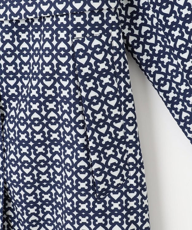 23区GOLF 【WOMEN】モノグラム ポケッタブルレインワンピース ネイビー系5