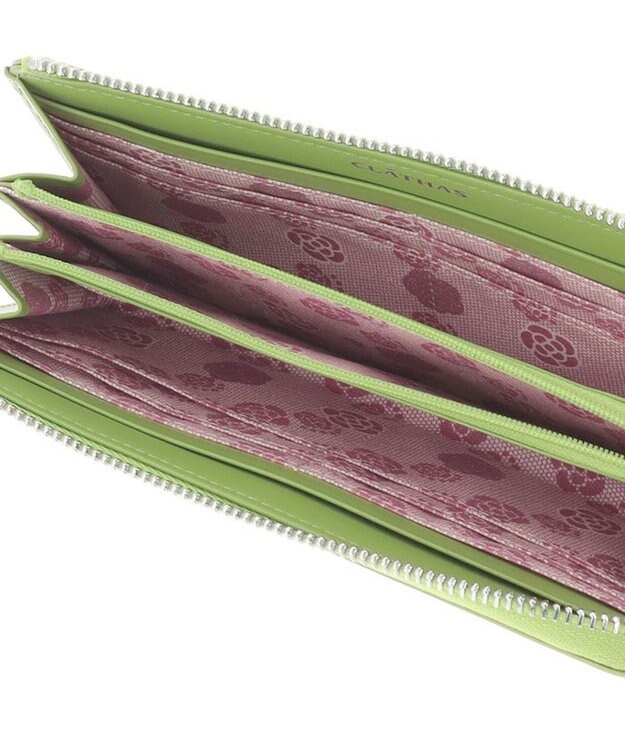 CLATHAS ルエナ Lファスナー長財布 ライトグリーン