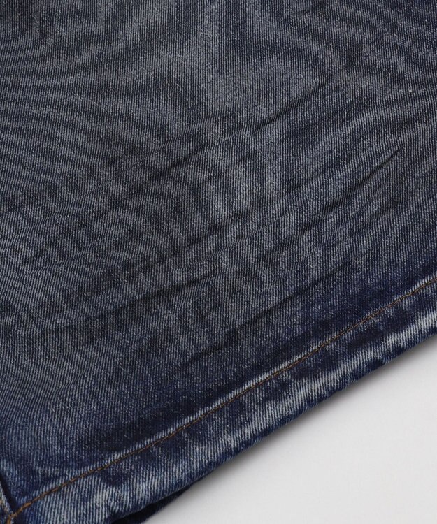 WEGO ローライズバギーフレアデニムカーゴパンツ デニム淡加工色