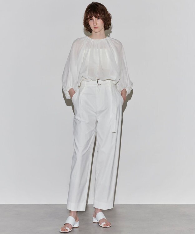 NAVE 【Nave　洗える】リリー テーパードパンツ ホワイト系