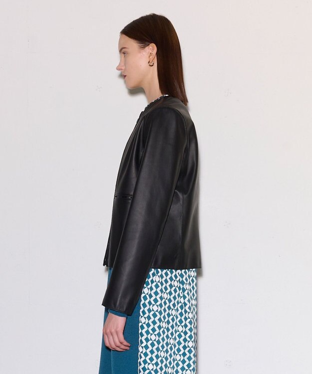 JOSEPH スムースレザー　ジャケット Black