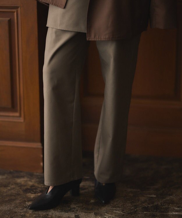 CRAFT STANDARD BOUTIQUE レイヤードデザインパンツ Beige