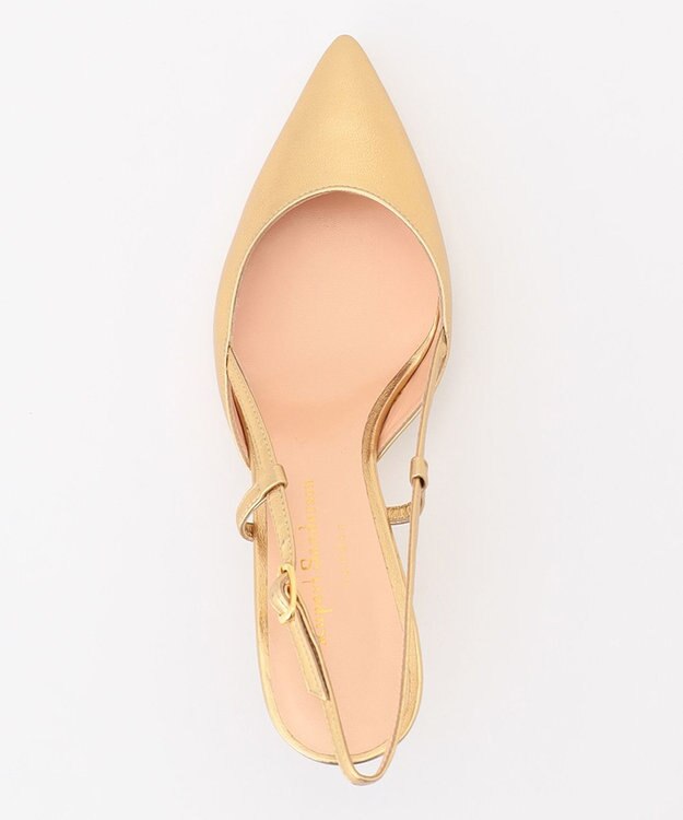 GRACE CONTINENTAL Rupert Sandersonバックストラップヒール ゴールド