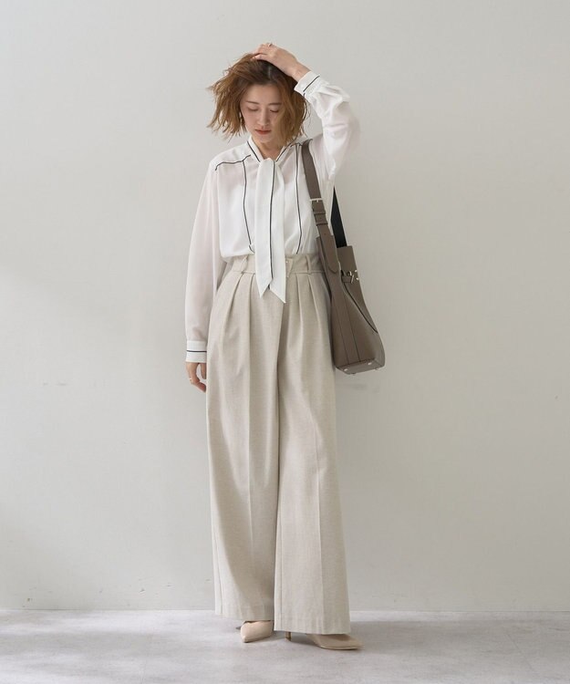 YECCA VECCA ベルトデザインワンハンドルショルダーバッグ Dark Brown