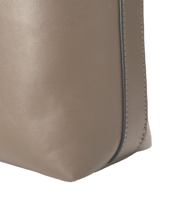 YECCA VECCA ベルトデザインワンハンドルショルダーバッグ Dark Brown