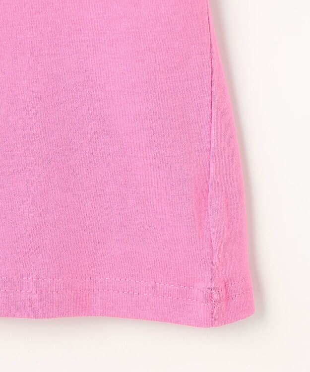 ANY KIDS 【綿100%】バックプリント オーバーサイズTシャツ ピンク×スイーツ