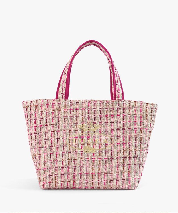 TOCCA 【キャンセル分販売中！】30th Anniversary MY PRECIOUS CUSTOMIZED BAG カスタマイズバッグ ピンクツイード×ホールマーク×ショートショルダー