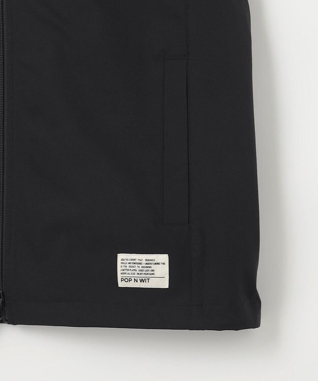 PW CIRCULUS 【撥水加工/ストレッチ】【MEN】2Way デタッチャブルブルゾン（長袖/半袖）  ゴルフ ブラック系