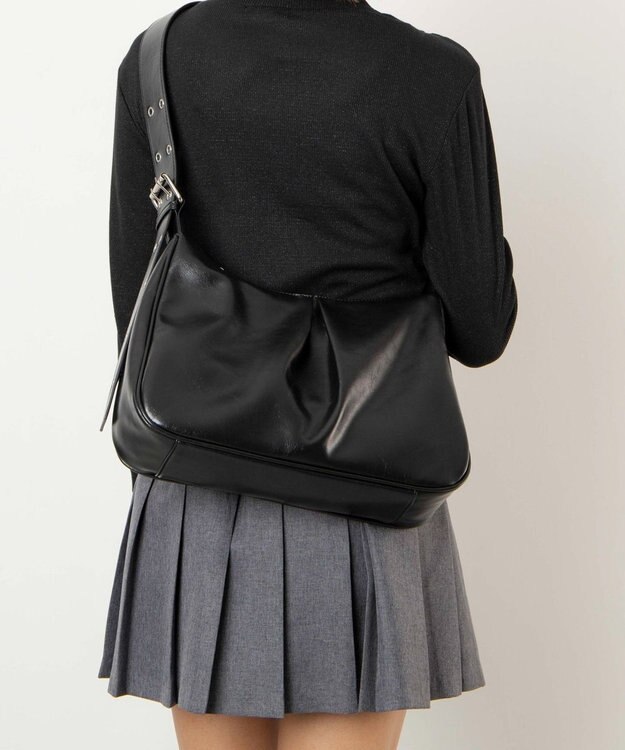 WEGO ハトメベルトワンショルダー ブラック