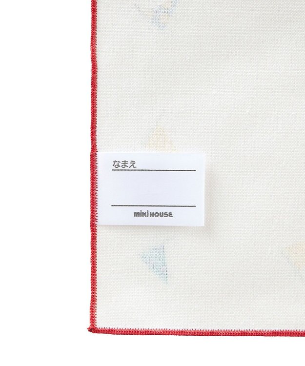 MIKI HOUSE HOT BISCUITS 【ミキハウス】 ミキハウスベア ランチョンマットセット 赤×紺