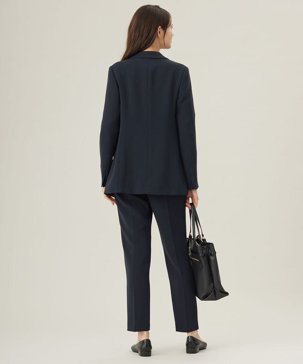 自由区 S 【カタログ掲載・セットアップ対応】トリアセダブルクロステーラード ジャケット ネイビー