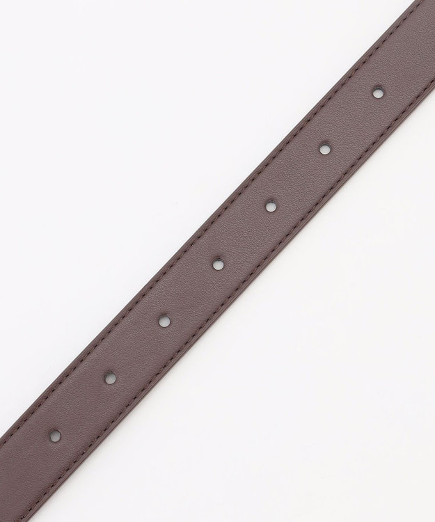 ANY メタルバックルベルト ブラウン