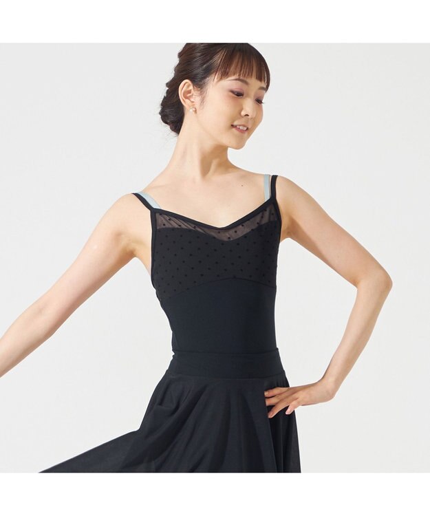 Chacott キャミソールレオタード ブラック