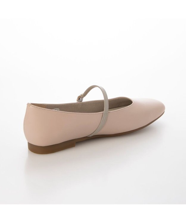 ing <ing>【サスティナブル】スクエアトゥメリージェーンパンプス ピンク