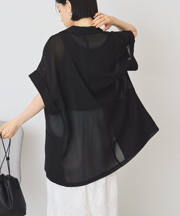 AMERICAN HOLIC メッシュフレンチジャケット Black