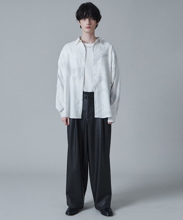 WEGO アムンゼンパターンBIGシャツ 柄2