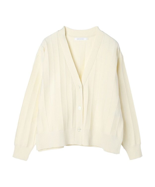 AMERICAN HOLIC 針抜きＶネックニットカーディガン Ivory