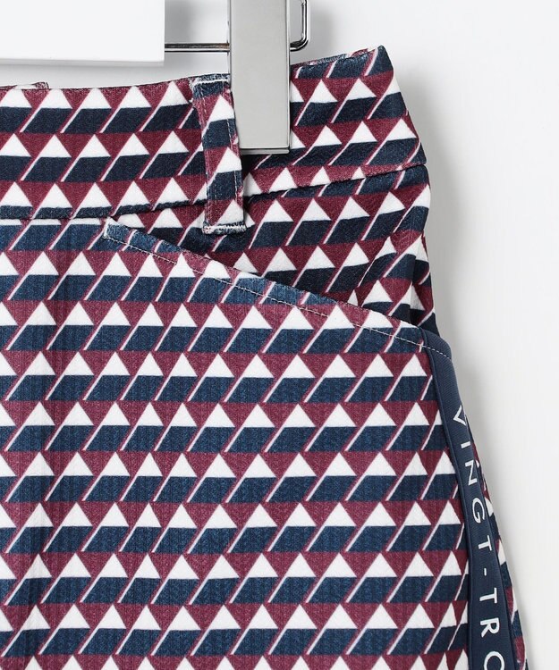 23区GOLF 【WOMEN】フラッグ総柄プリントストレッチスカート レッド系5