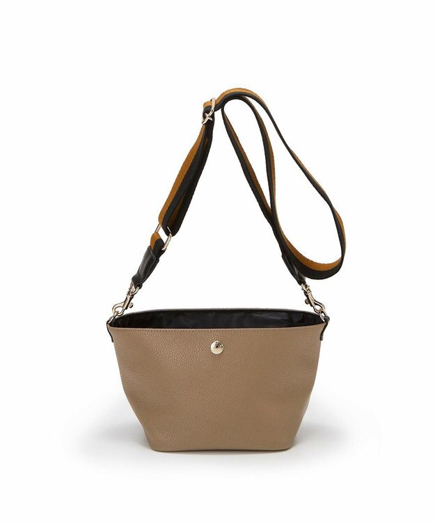 TOPKAPI 【Breath TOPKAPI】SCOTCH GRAIN スコッチグレイン プレーン 2トーンテープ ショルダー バッグ カーキブラウン