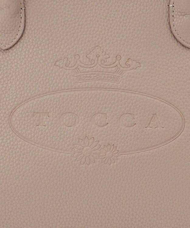 TOCCA CRESTA LEATHER POCHETTE ポシェット ベージュ系