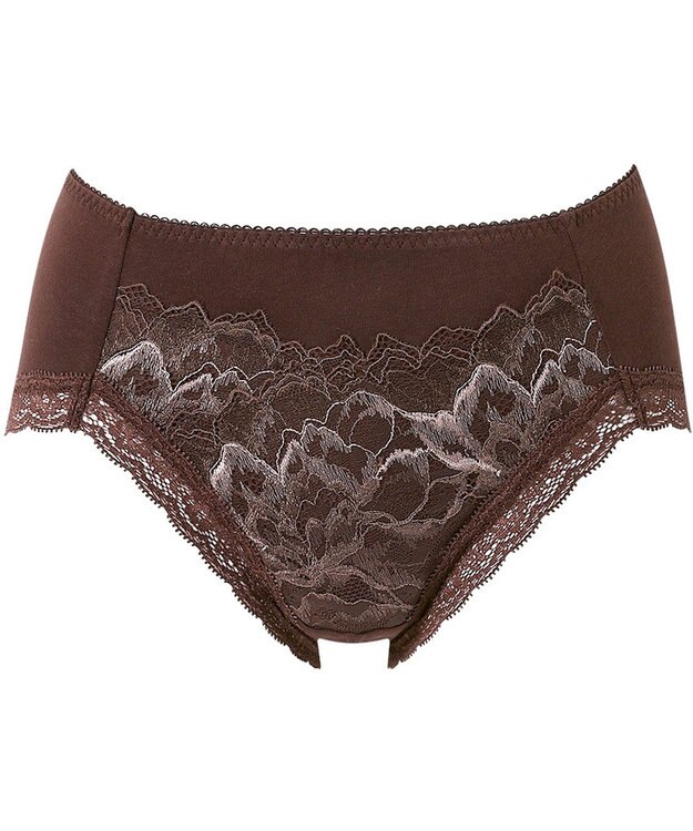 WACOAL ショーツ 【ハグするブラ】 BXB418とペア はきこみ丈ふつう 綿混(バック) レディース PXB218 /ワコール シナモンブラウン