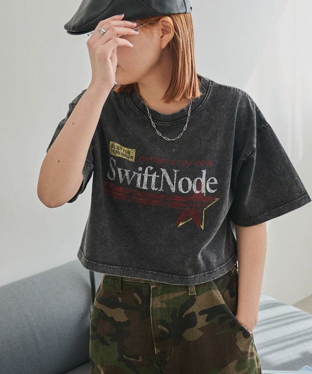 WEGO ヴィンテージウォッシュグラフィックショートT 柄2