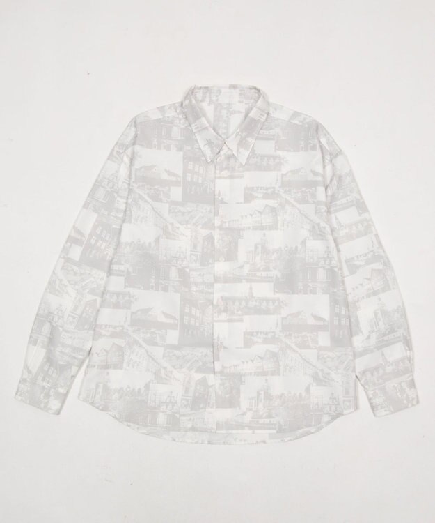 WEGO パターンルーズシャツ（LS） 柄3