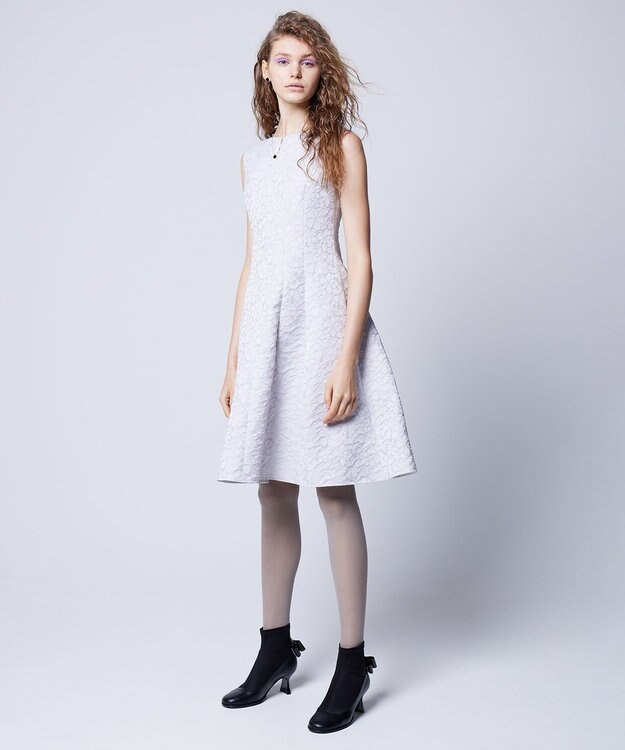 TOCCA 【洗える！】FLOWER MEADOW ドレス グレー系