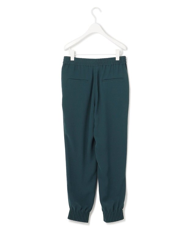 ICB 【WEB限定カラーあり・洗える】ライトダブルクロス ジョガーパンツ パイングリーン系