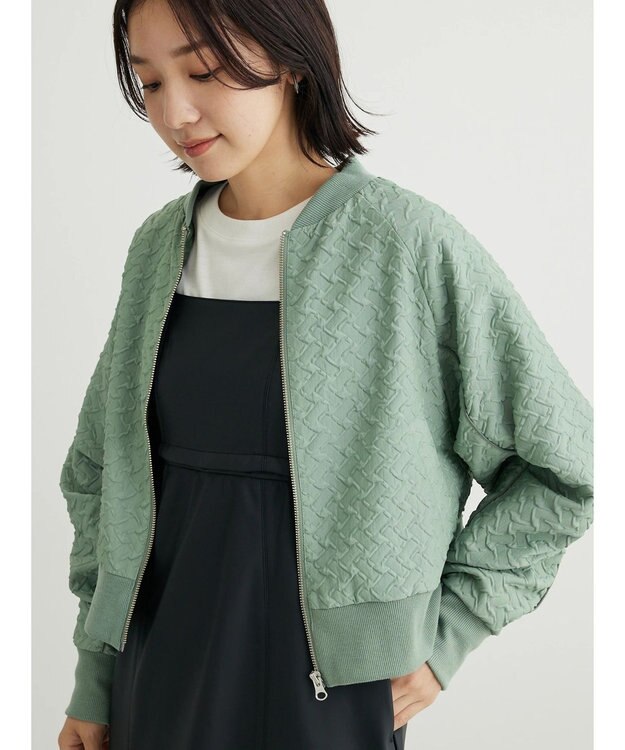 Green Parks ＫＢＦ　キルティングブルゾン Off White