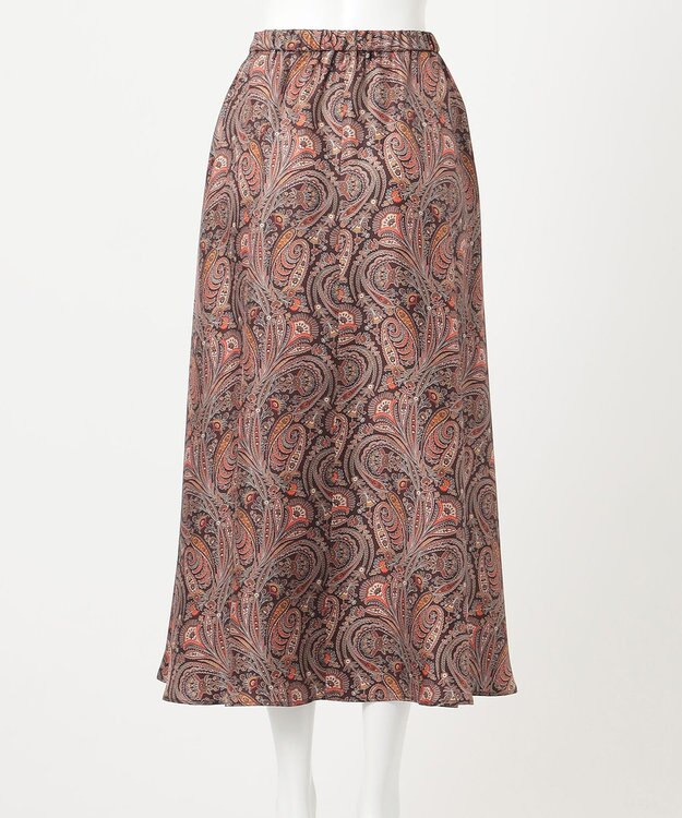 23区 【R(アール)】Ratti ペイズリープリント スカート ブラウン系5